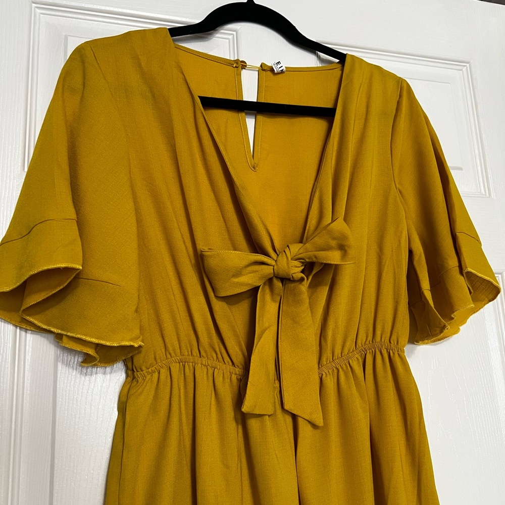 Yellow jumpsuit